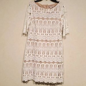 Lacey white dress. Great for special occasions